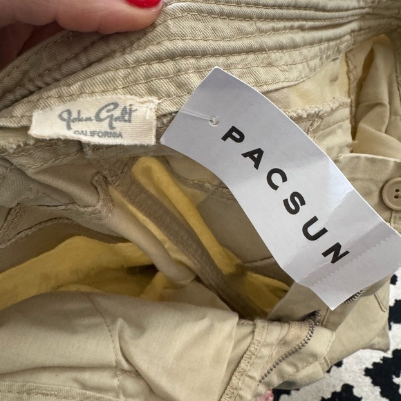 John Galt Beige Kim Cargo Pants - Picture 3 of 5